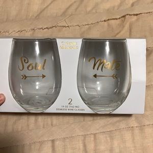 Catherine Malandrino Soul Mate Wine Glasses